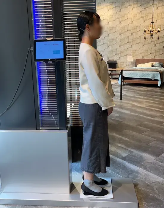 寝姿勢測定機で自分に合ったベッドがわかる！