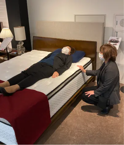 般小売店ではなかなか体験することのできない測定が出来る